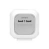 Rozbočka Powercube s káblom 4x230V, 2 x USB, kábel 1,4 m OR-AE-13144