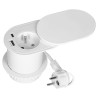 Nábytková zásuvka, kábel 1,9 m, 1x2P+E, 2xUSB (typ A+C), biela