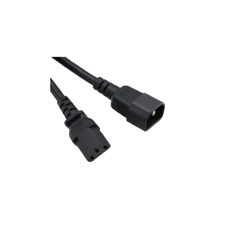 Napájací kábel C14 na C13 čierny, 1,0 m, 10A/250V, H05VV-F3G1,0