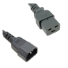 Napájací kábel C14 až C19 čierny, 2,5 m, 15A/250V, 14/3 SJT