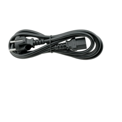 Napájací kábel CEE7/7 / C13 čierny 2,5 m, 10A/250V H05VV-F3G1,0