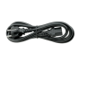 Napájací kábel CEE7/7 / C13 čierny 2,5 m, 10A/250V H05VV-F3G1,0