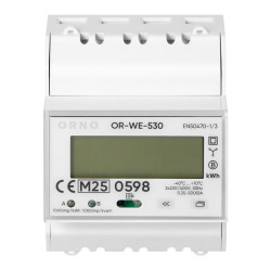 Elektromer OR-WE-530 s MID, 100A, 4,3 moduly, DIN TH-35mm