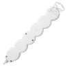 Predlžovací kábel 3m 3x1, 5mm2, 16A, 5 zásuviek, biela, s vypínačom