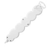 Predlžovací kábel 5m 3x1, 5mm2, 16A, 5 zásuviek, biela