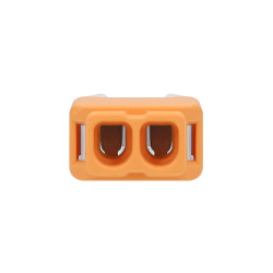 Bezskrutková svorka ORNO 0,75-2,5 mm2, 2 pól, IEC 300V/24A, 10 ks
