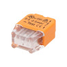 Bezskrutková svorka ORNO 0,75-2,5 mm2, 2 pól, IEC 300V/24A, 10 ks