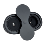 Nábytková zásuvka EIGHTBOX 1x230V, 1xUSB A, 1m kábel, čierna
