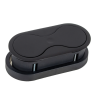 Nábytková zásuvka EIGHTBOX 1x230V, 1xUSB A, 1m kábel, čierna