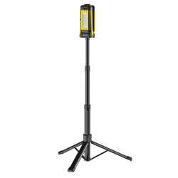 Trojité pracovné svietidlo KEL na statíve, 40W, 3200 lm, 8000 mAh, USB-C, 3-15h, IP54, IK07