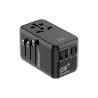 Univerzálny sieťový adaptér (EU, UK, US, AU), rýchle nabíjanie PD65W+QC
