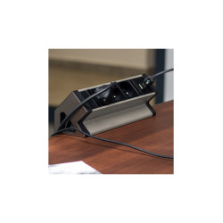 Nábytková zásuvka DESKBOX 3x230V, USB A a C, 1,8 m kábel