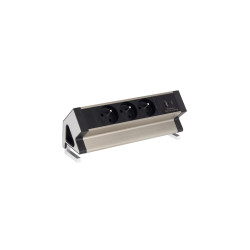 Nábytková zásuvka DESKBOX 3x230V, USB A a C, 1,8 m kábel