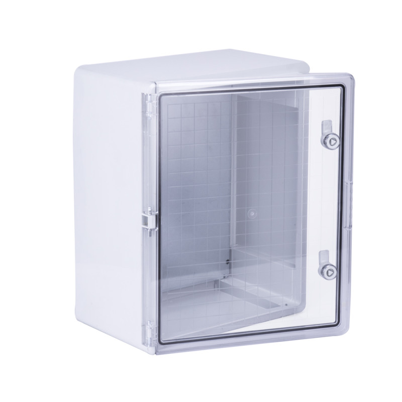 Distribučná skriňa ME50002707 400x500x240mm, IP65, IK10, transparentné dvierka