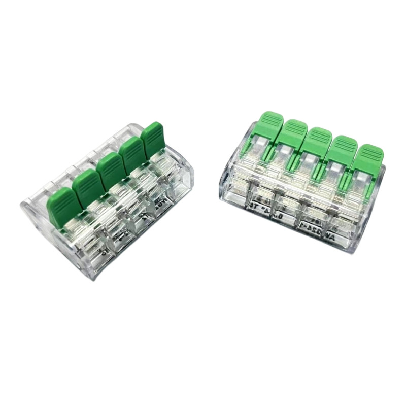 Bezskrutková svorka páčková ELEKTRIUM 0,5-2,5mm2, 5 pól