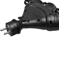 Roztrojka s vidlicou EXTREM 3x230V, IP54, čierna