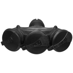 Roztrojka s vidlicou EXTREM 3x230V, IP54, čierna