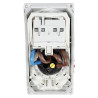 Nástenná zásuvka s blokovaním 3P+N+E 16A 400V 6h IP67
