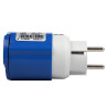 Adaptér z vidlice 230V na zásuvku CEE 2P + E 16A 230V