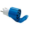 Adaptér z vidlice 230V na zásuvku CEE 2P + E 16A 230V