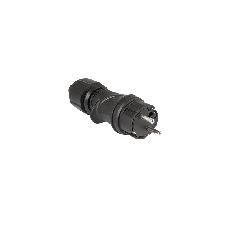 Vidlica S31 2P+E 16A, IP54, čierna