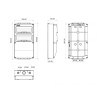 Krabica pre zásuvkovú kombináciu BH8 300x535x145 26 modulov, IP66