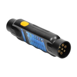 Tester zásuviek pre prívesy, štandardný 13/7pinový, 12/24V