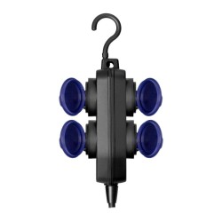 Predlžovací kábel gumový 10M, 4Z, 1,5 mm, s hákom