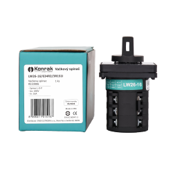 Vačkový spínač reverzačný 16A L-0-P VR1