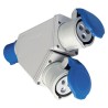 Adaptér z vidlice CEE 2P+E16A 230V na zásuvky CEE 2P+E 16A 230V IP44