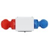 Adaptér z CEE vidlice 400V na zásuvky CEE 2P + E 16A 230V, 3P + E 16A 400V