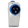 Adaptér z CEE vidlice 2P+E16A 230V na zásuvku CEE 2P+E 16A 230V a francúzsku zásuvku