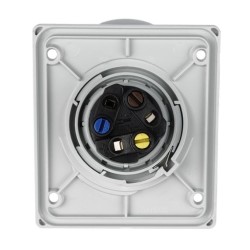 Zásuvka vstavaná 2P+E 16A 230V 6h IP54