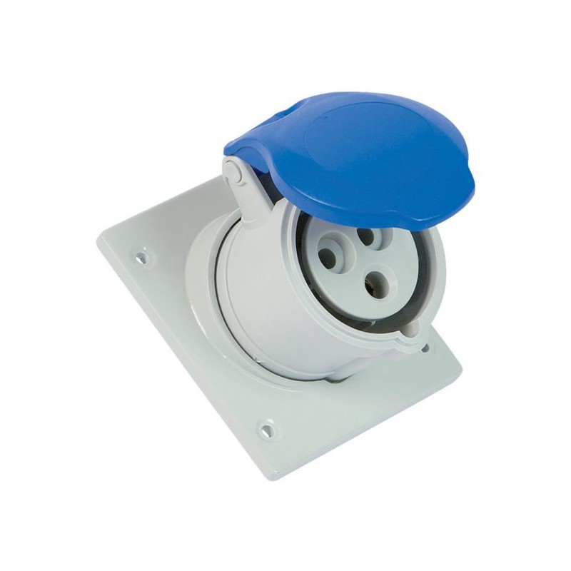Zásuvka vstavaná 2P+E 16A 230V 6h IP54