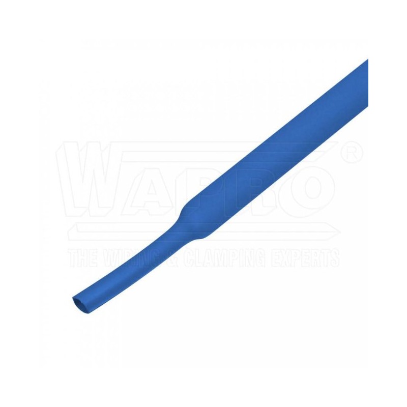 Univerzálna slabostenná teplom zmrštiteľná trubica 3,2/1,6 modrá WAPRO
