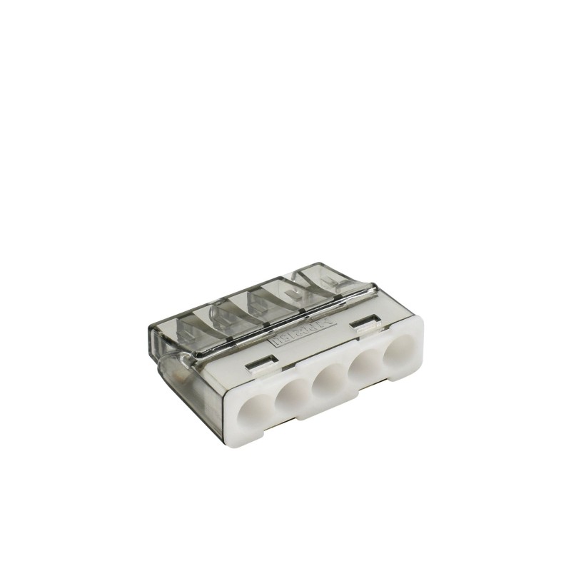 Bezskrutková svorka kompakt ELEKTRIUM 0.5–2.5mm, 5 pólová