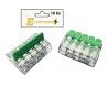 Bezskrutková svorka ELEKTRIUM 0,5-2,5mm2, 5 pól, 10ks