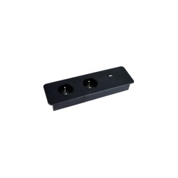 Nábytková zásuvka TAOBOX, 2x230V, 1x USB A, 1x USB C, kábel 1,5 m
