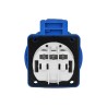 Zásuvka vstavaná SCHUKO/nemecký štandard 230V IP68